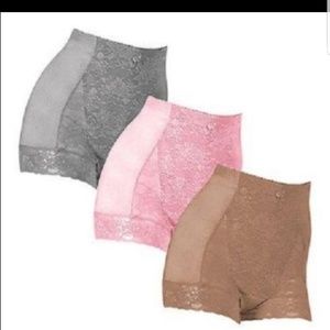 Rhonda Shear 3-pack Tummy Control Panty - Size 2X